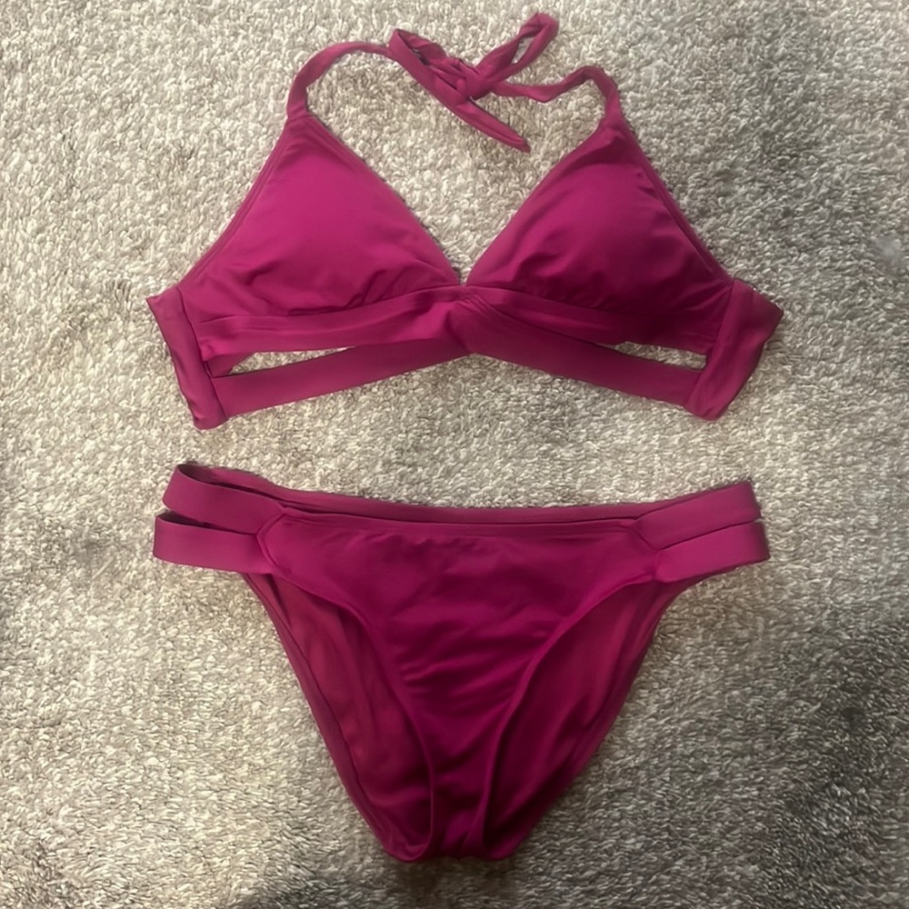 Mossimo (target brand) maroon bikini